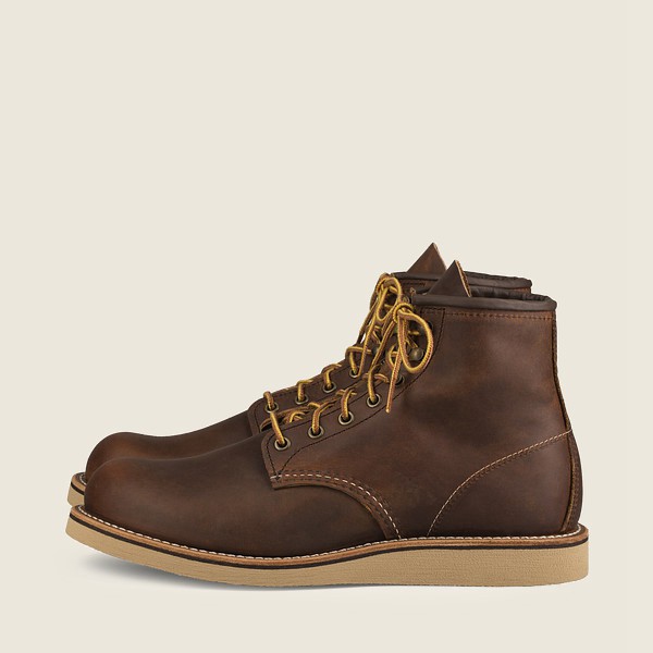 Heritage Støvler Herre - Red Wing Rover - 6-Inchr Rough & Tough Læder - Mørkebrune - KRVHFO-075